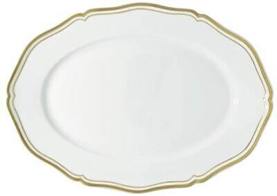 Raynaud Polka Gold Or Large Oval Dish, MPN: 0441-01-502039, 3660006550342