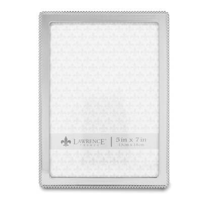 Silver-tone Metal 5 x 7 Inch Picture Frame with Outer Border of Beads GM22213, MPN: GM22213, 751148…