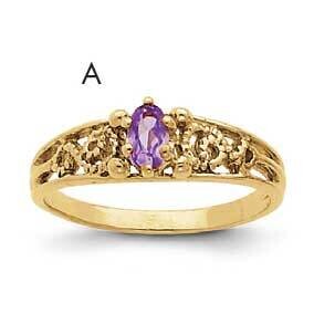 1 Genuine Stone Family Ring 14k Gold XMR52/1GY, MPN: XMR52/1GY, 883957161457