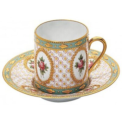 Raynaud Tsarine Akoulina Coffee Cup &amp; Saucer In Rd. Gftbx 0573-19-852013, MPN: 0573-19-852013, 3660…