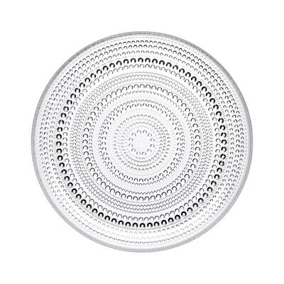 iittala Kastehelmi Medium Plate 9.75 Inch Clear, MPN: 1007057, 6411920009471