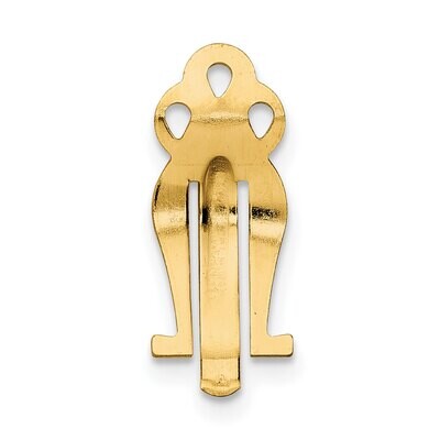 Earring Clip Back Component 14k Yellow Gold YG778, MPN: YG778,