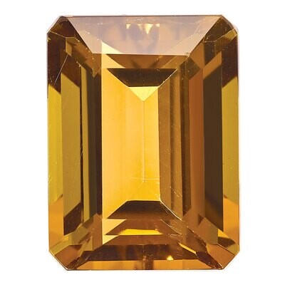 Whiskey Quartz 8X6mm Octagon Emerald Cut AA Quality Gemstone WQ-0806-OCE-AA, MPN: WQ-0806-OCE-AA,