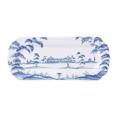 Juliska Country Estate Delft Blue Hostess Tray Garden Party CE54/44, MPN: CE54/44, 814057017573