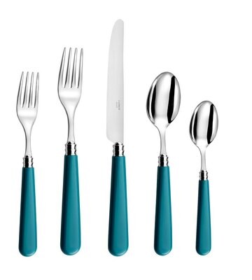 Capdeco Altea Turquoise 5 Piece Place Setting ALT81-5SET, MPN: ALT81-5SET, 3700922748215