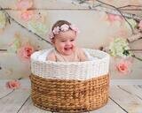 Baby Flower Crown Toddler Flower Crown Light Pink Flower Crown Girls Flower Crown Floral Crown Wrea…