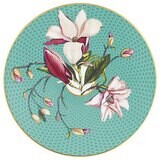 Raynaud Tresor Fleuri Bread &amp; Butter Plate Coupe Turquoise 0658-37-113016, MPN: 0658-37-113016, 366…