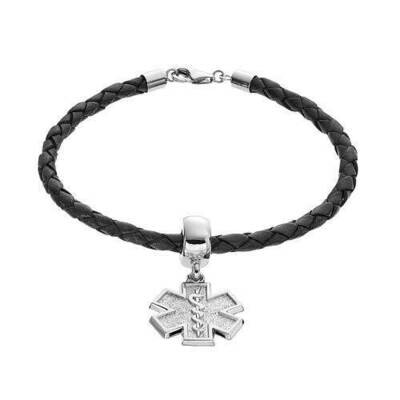 5/8 STAR OF LIFE CHARM 5/8 BEAD BAIL AND BRACELET Sterling Silver PBS023BDSSBR, MPN: PBS023BDSSBR, …