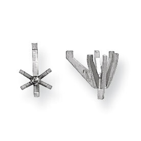 Pear Straight Prong with Peg Head 3.00ct. Setting 14k White WG240-13, MPN: WG240-13,
