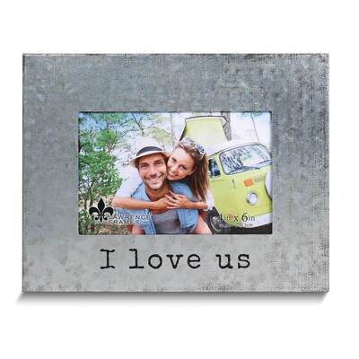 Galvanized Metal I Love Us 6x4 Photo Frame GM25538, MPN: GM25538, 751148076722