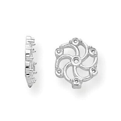Diamond Earring Jacket Component 14k White Gold WG926, MPN: WG926,