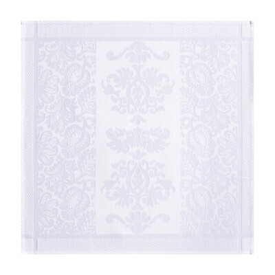 Le Jacquard Francais Siena Blanc White Napkin 22 x 22 Inch Set of 4, MPN: 17020, 3660269170202
