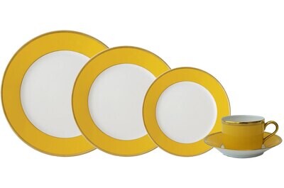 Robert Haviland Arc En Ciel Yellow 5 Piece Place Setting HP590, MPN: HP590,