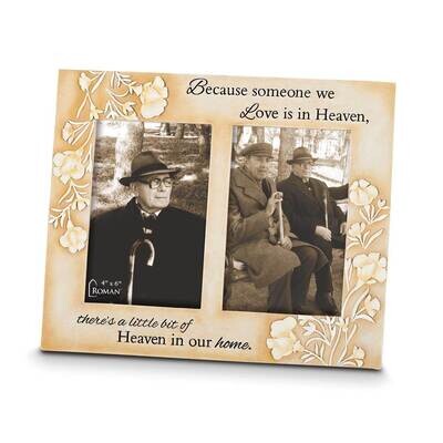 Floral Heaven Double 4 x 6 Inch Photo Picture Frame GM23686, MPN: GM23686, 89945575002
