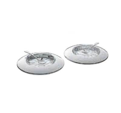 Ercuis Galet Salt &amp; Pepper Set 0.75 Inch Silver Plated F541222-02, MPN: F541222-02, 790955040755