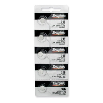 Energizer Watch Batteries Package of 5 WB346, MPN: WB346, 39800022899