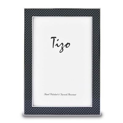 Silver-plated Grey Carbon Fiber 8 x 10 Inch Photo Picture Frame GM17245, MPN: GM17245, 820036016895