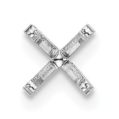 Round 4-Prong Low with Peg Head .05ct. Setting 14k White WG121-1, MPN: WG121-1,