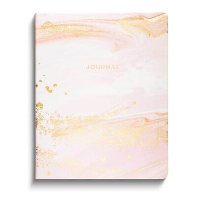 Pink and Gold Marble 8x10in 256-Page Desk Journal GM24456, MPN: GM24456, 826635214953