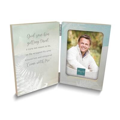 For Him Memorial Hinged Photo Frame with Engraving Plate GM24342, MPN: GM24342, 785525307345