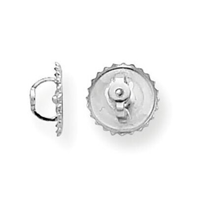 Threaded Earring Back Setting Platinum PL719, MPN: PL719,