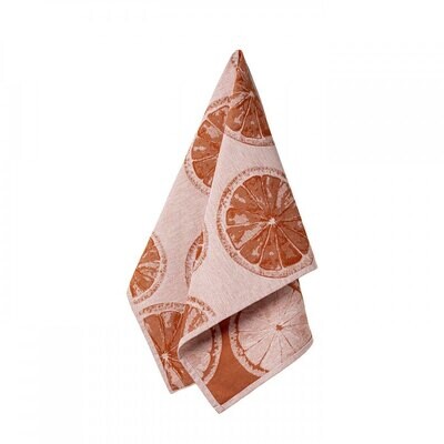 Casafina Kitchen Towels Fruits Orange Set of 3 Kitchen Towels Cotton CFT0056-FROS, MPN: CFT0056-FRO…