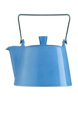 Arzberg Tric Blue Tea Pot W/ Metal Handle 38 Oz, MPN: 49700-606546-14235, UPC: 790955983168