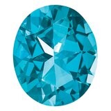 Topaz Paraiba Blue 7X5mm Oval Gemstone TP-0705-OVF-PA, MPN: TP-0705-OVF-PA,