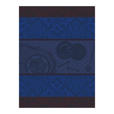 Le Jacquard Francais Tea Towel Tsar Blue 100% Cotton 27192 Set of 4, MPN: 27192, 3660269271923