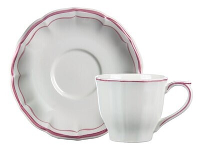 Gien Filet Pivoine Espresso Cups &amp; Saucers 18312PTC26, MPN: 18312PTC26, 840769059419