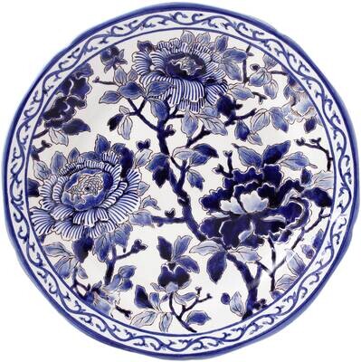 Gien Pivoines Bleues Dinner Plate 1665CAEX48, MPN: 1665CAEX48, 840769073408