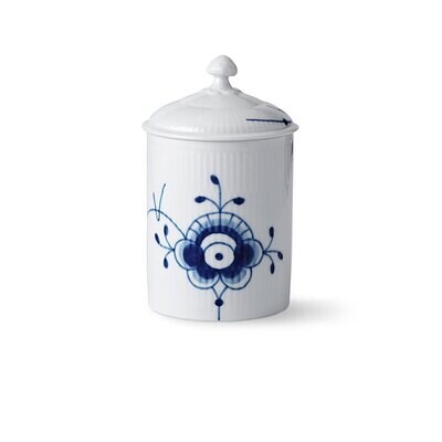 Royal Copenhagen Blue Fluted Mega Jar With Lid 6.25 Inch 1028381, MPN: 1028381, 5705140733492