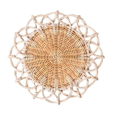 Juliska Provence Rattan Whitewash Placemat LM55/10, MPN: LM55/10, 810034839206