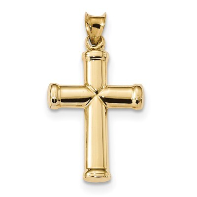 Stamping Cross Pendant 14k Gold Polished K6219, MPN: K6219, 883957182360