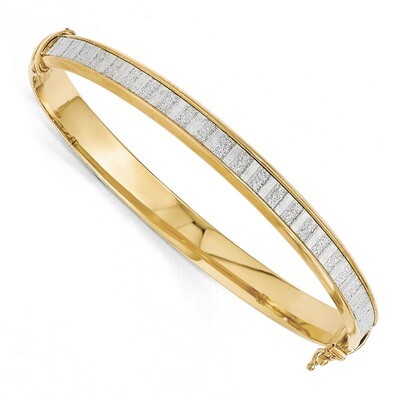 Leslie&#39;s Gold-tone Polished Glimmer Infused Bracelet - Sterling Silver HB-QLF482, MPN: QLF482, 8867…