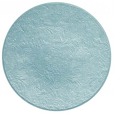 Raynaud Italian Renaissance Coupe Plate Flat Full Engraved Sky Blue 0813-47-113032, MPN: 0813-47-11…