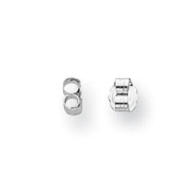 Ultra Light Friction Earring Nut 14k White Gold WG705, MPN: WG705,