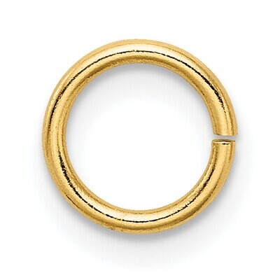 18 Gauge 8mm Round Jump Ring Setting 14k Yellow Gold YG2847, MPN: YG2847,