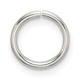 18 Gauge 9.0mm Round Jump Ring Sterling Silver SS2848, MPN: SS2848,