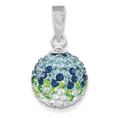 Seattle Spirit Ball Pendant Sterling Silver Swarovski Elements CP6012-028