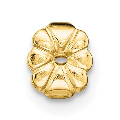 Heavy Friction Earring Nut 14k Yellow Gold YG712, MPN: YG712,