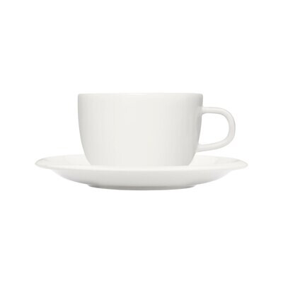 iittala Raami Cup 9 oz. &amp; Saucer White 6 Inch, MPN: 1026932, 6411923664158