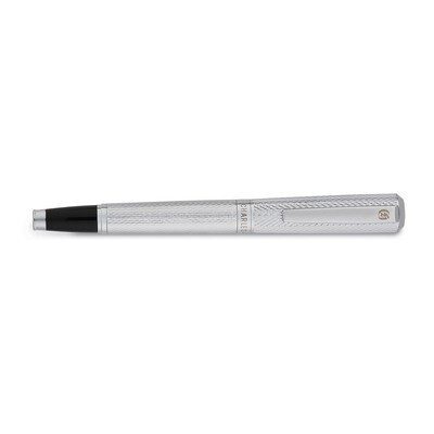 Charles Hubert Silver-tone Textured Art Deco Fountain Pen GM18978, MPN: GM18978, 811233015262