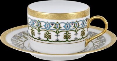 J. Seignolles Agueyssac  Tea Cup and Saucer JS17122, MPN: JS17122,