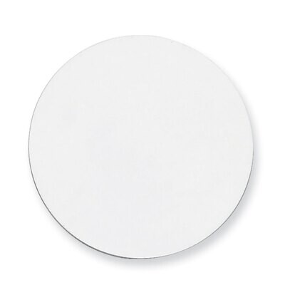 Round Stamping Sterling Silver Rhodium-plated SS1026, MPN: SS1026,