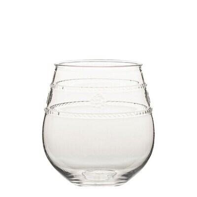 Juliska Isabella Acrylic Stemless Wine Glass MA306/01, MPN: MA306/01, 810882033986