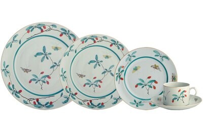 Mottahedeh Famille Verte 5 Piece Place Setting Y1670, MPN: Y1670,