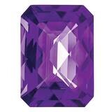 Amethyst 10x8mm Octagon Checkerboard AA Quality AM-1008-OCX-AA, MPN: AM-OCX-AA,