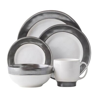 Juliska Emerson White Pewter 5 Piece Place Setting KP29/92, MPN: KP29/92, 810882035461