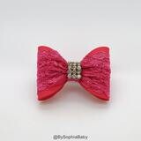 Hot Pink Baby Bow Baby Hair Clip Hot Pink Bow Hair Clip Pink Hair Clip Toddler Hair Clip Girls Bow …